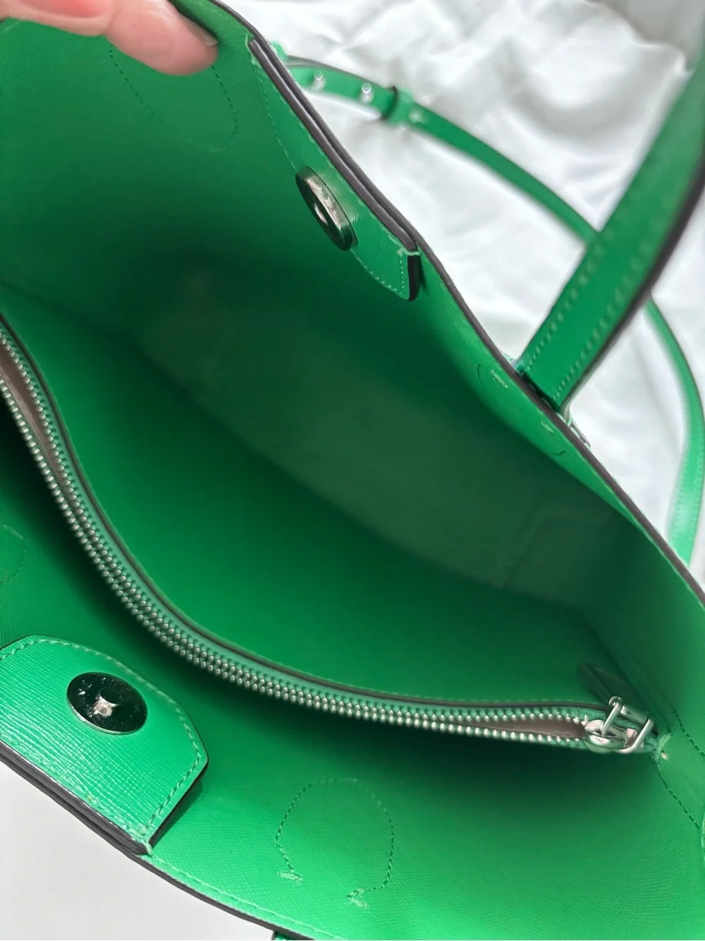 kate spade Green Polka Dot Crossbody Tote